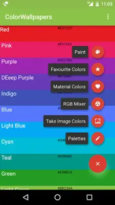 Solid Color Wallpaper - Color Generator - Codes android App screenshot 7